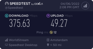 NordVPN Snelheidstest Nordlynx Nederland