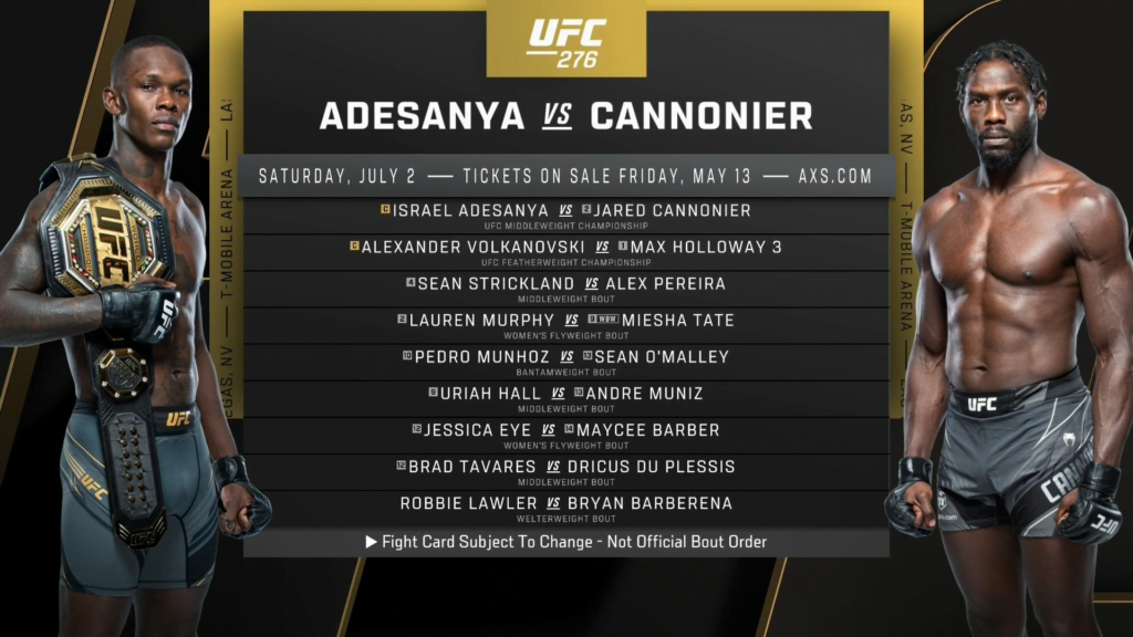 UFC kijken