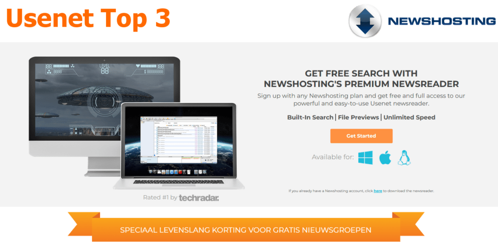 Usenet Top 3 - Newshosting