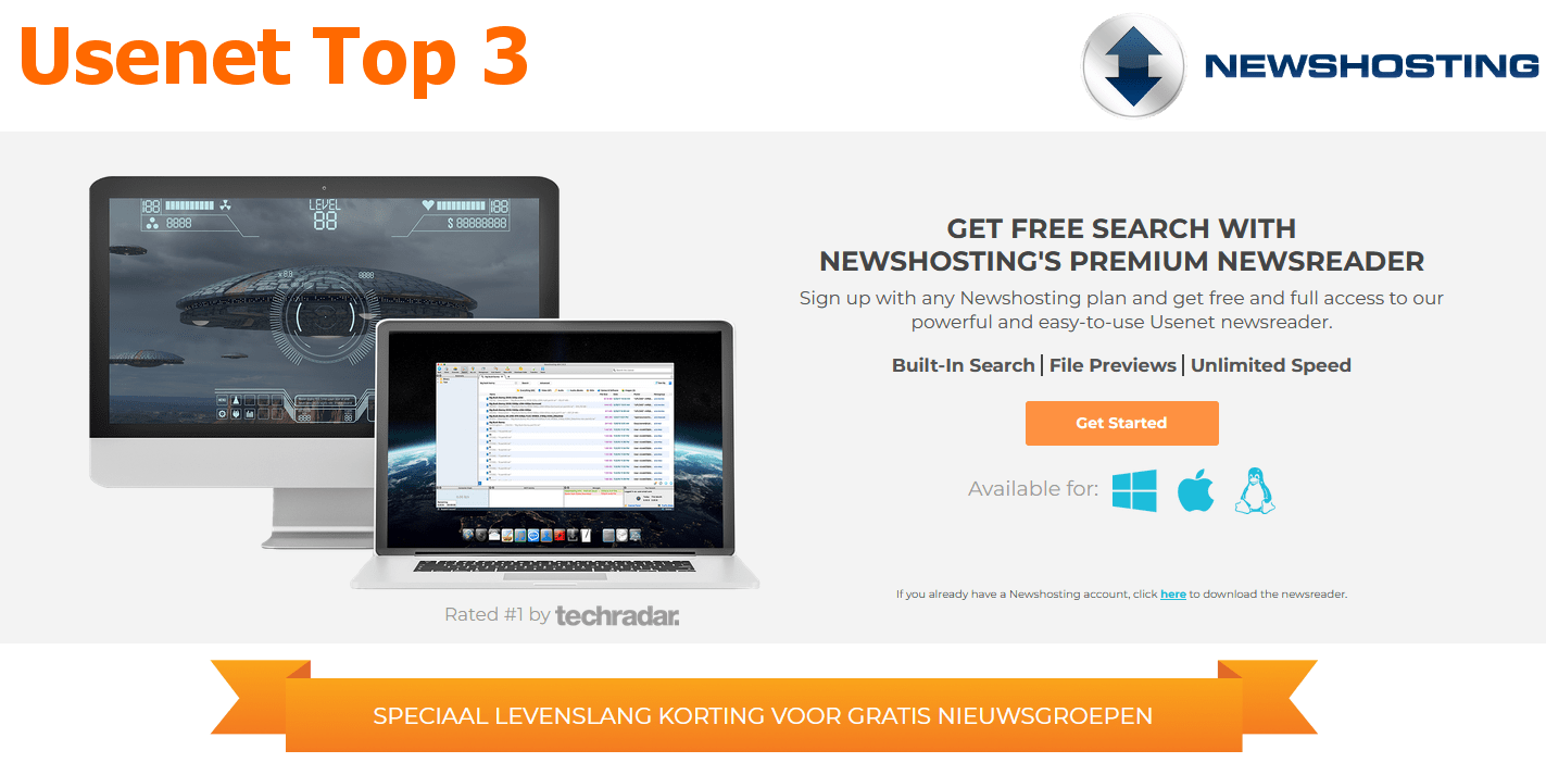 Usenet Top 3 - Newshosting